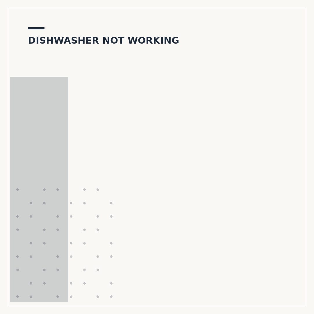 Indesit Dishwasher Not Starting? Causes & Solutions