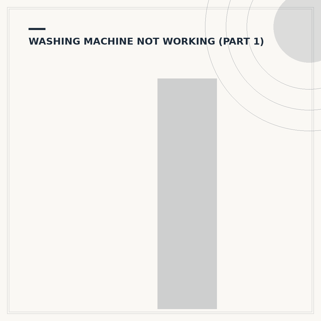 Indesit Washing Machine Not Spinning? Common Causes & Fixes