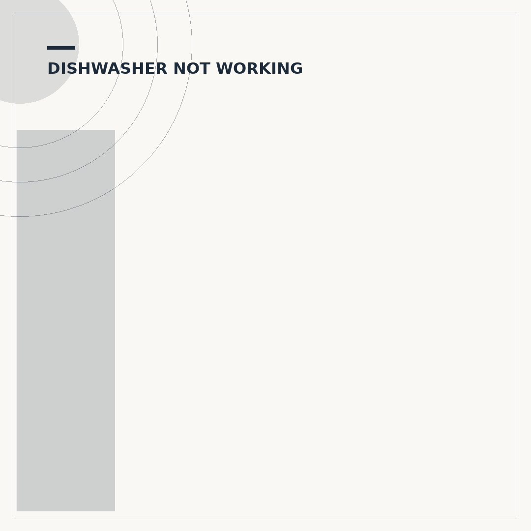 Integrated Dishwasher Door: Care & Common Issues