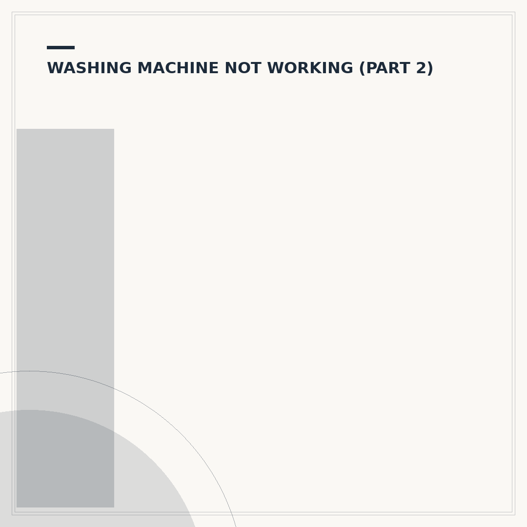 Integrated Washing Machine Door Issues: Fixes & Prevention