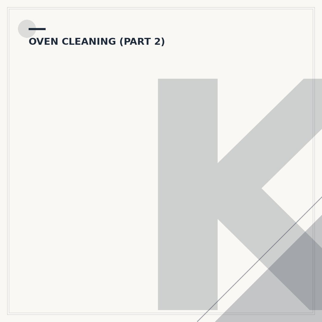 Kookaburra Oven Cleaning