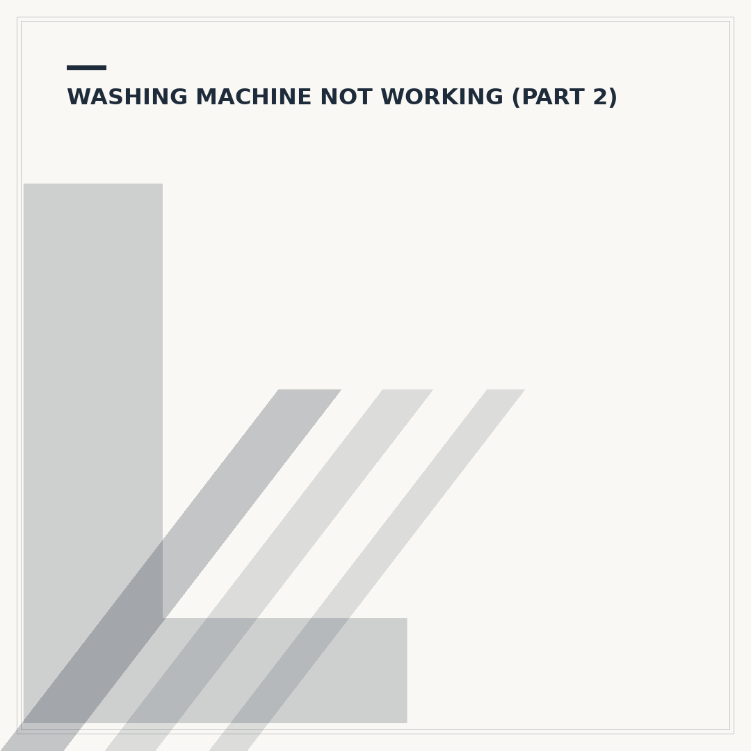 Lamona Washing Machine Not Draining: Faults & Fixes