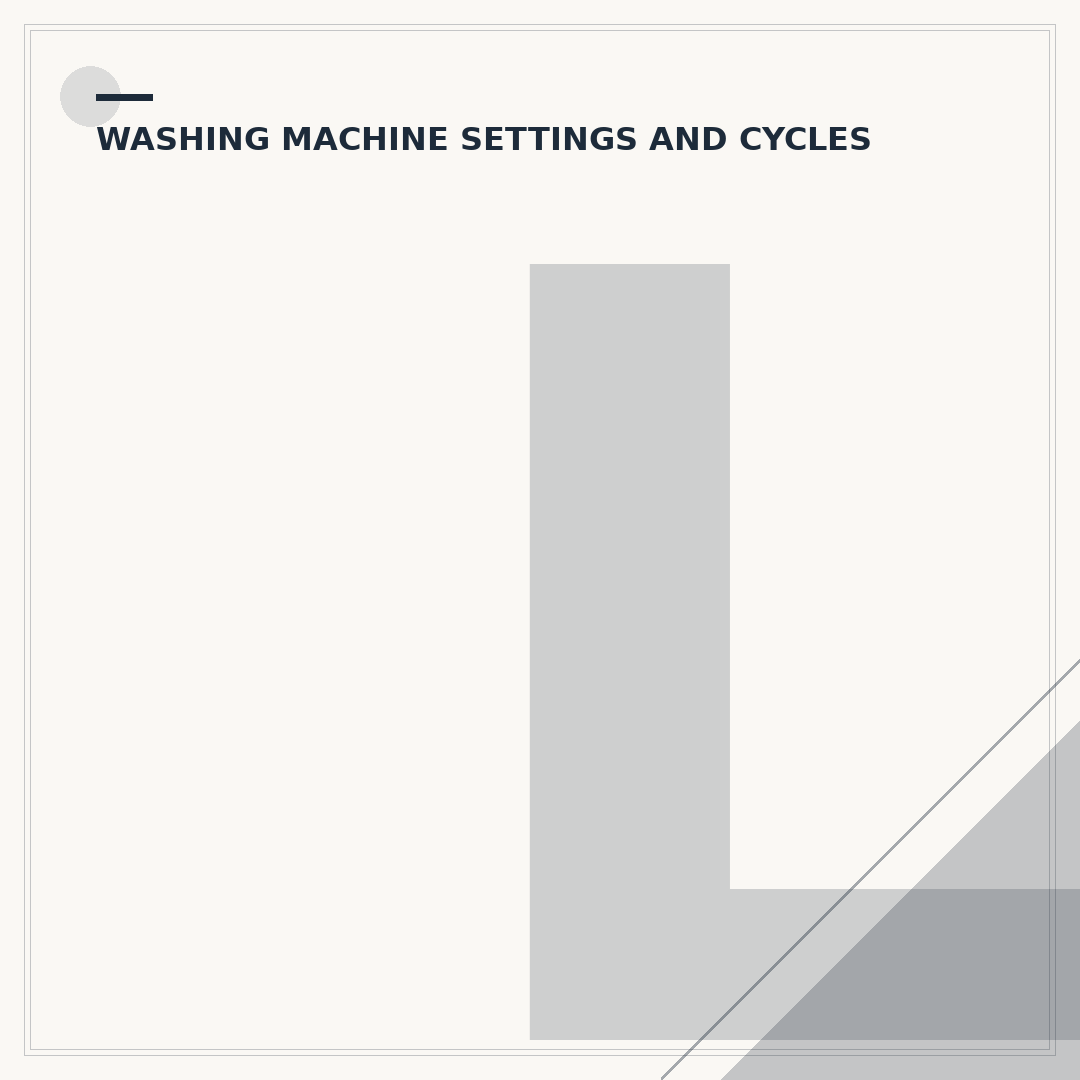 LG Washing Machine Symbols Explained