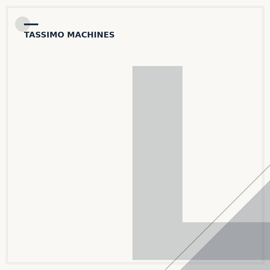 L'OR TASSIMO Pods: Troubleshooting & Selection