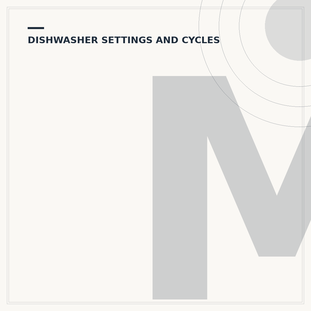 Miele Dishwasher Symbols Explained
