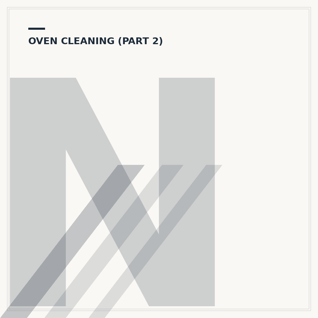 Neff Self Clean Oven Instructions & Tips