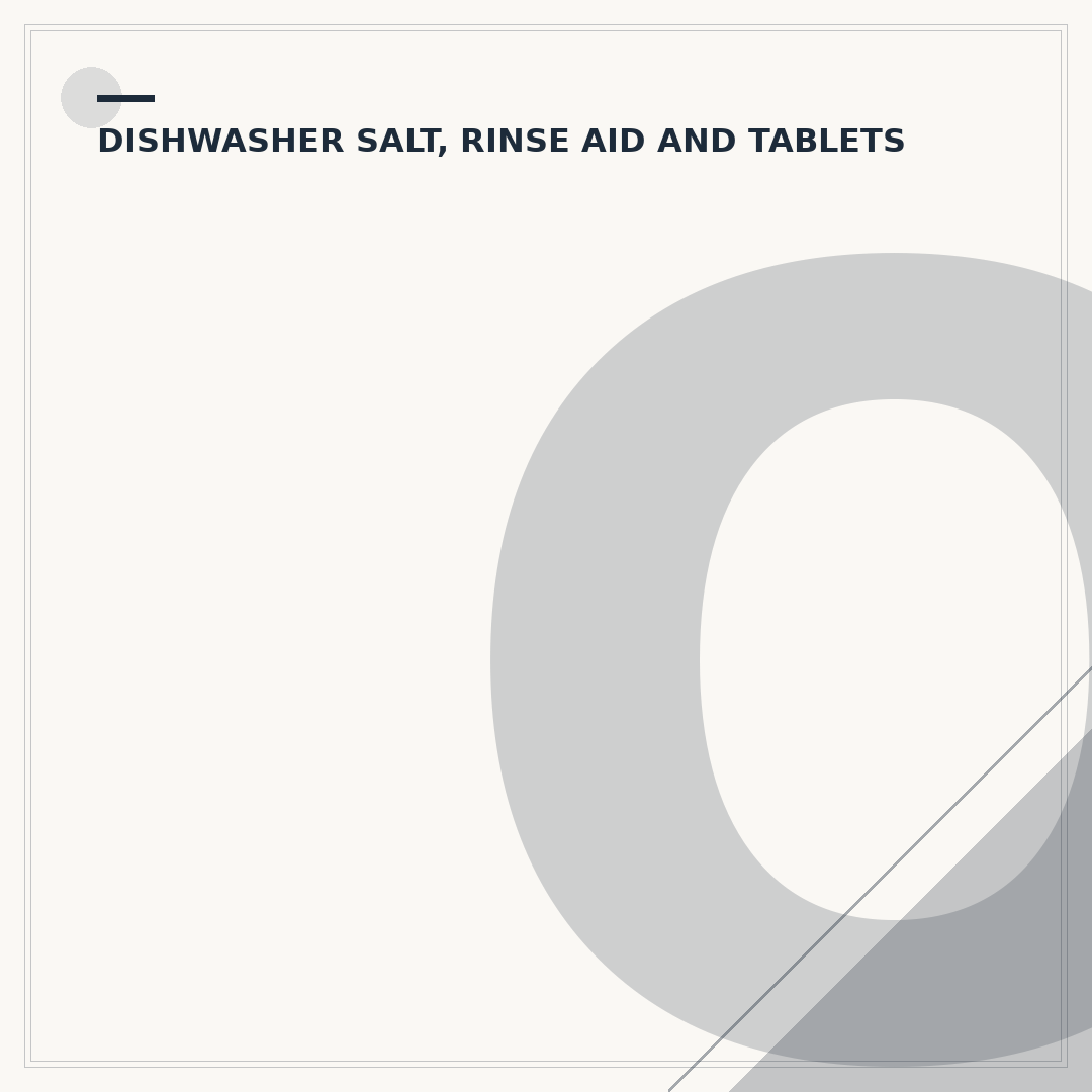 Ocean Saver Dishwasher Tablets: How They Work