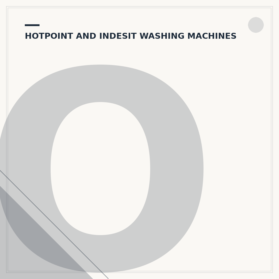 Old Hotpoint Washing Machine: Troubleshooting Common Issues
