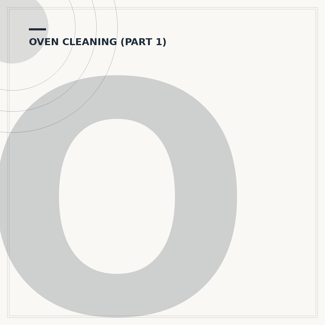 Oven Cleaning Products