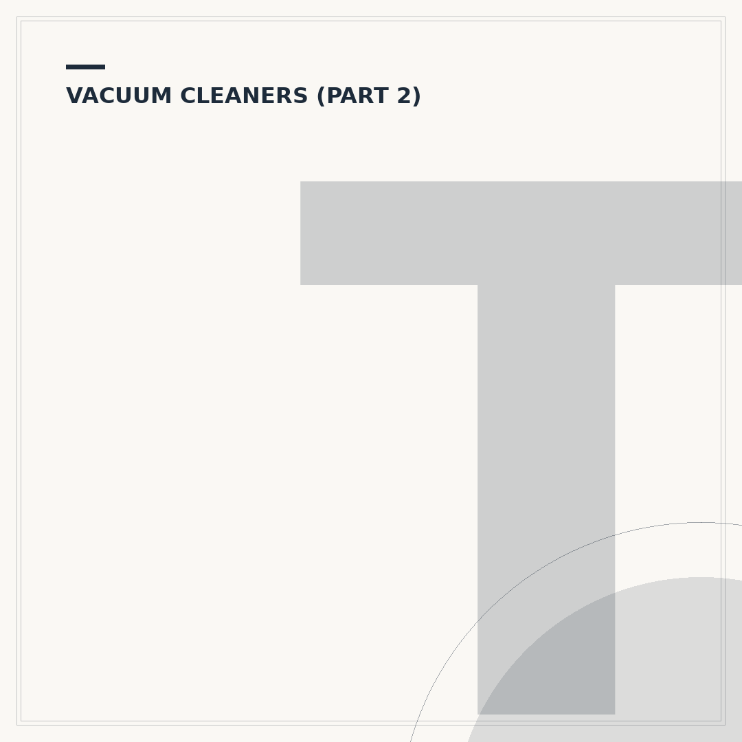 The Power of a Vacuum Cleaner