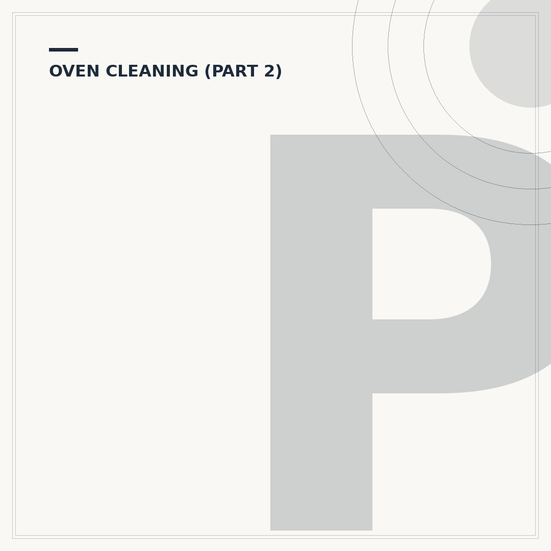 Professional Oven Cleaning Products: What to Know