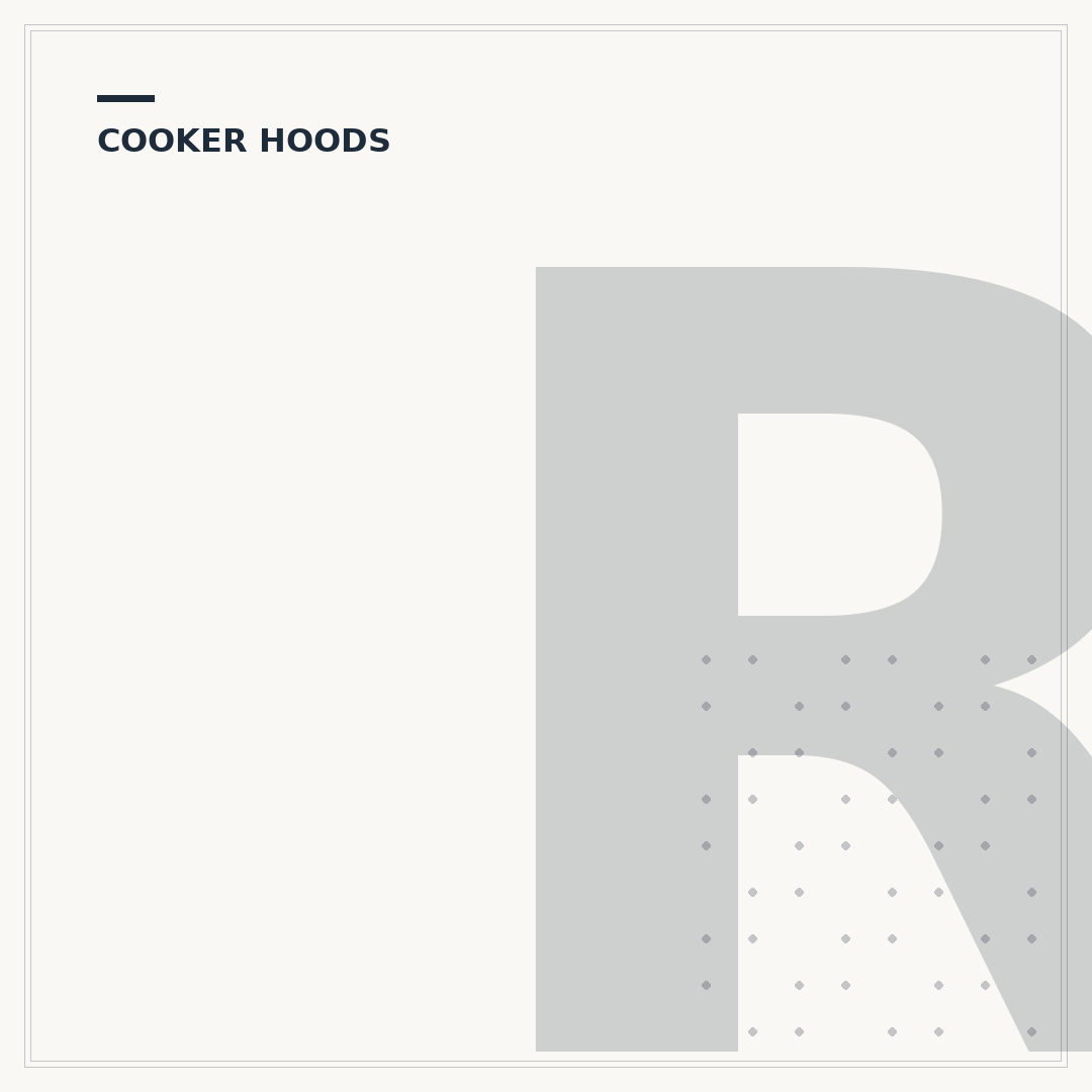 Rangemaster Cooker Hood Filters