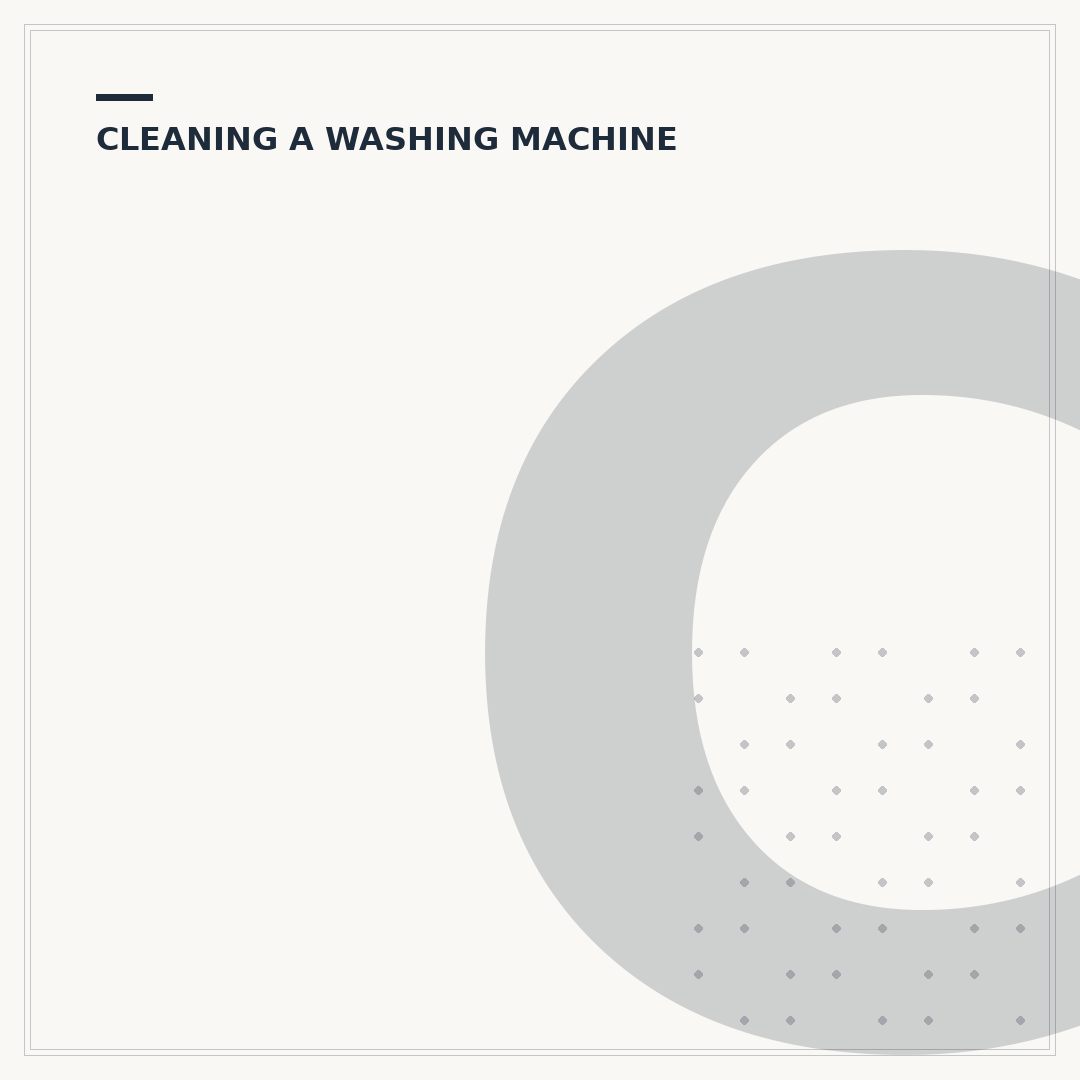 Cleaning a Samsung Washing Machine