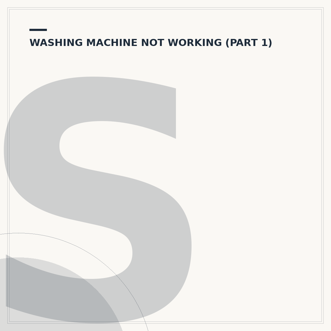 Samsung Washing Machine Drain Pump: Troubleshooting