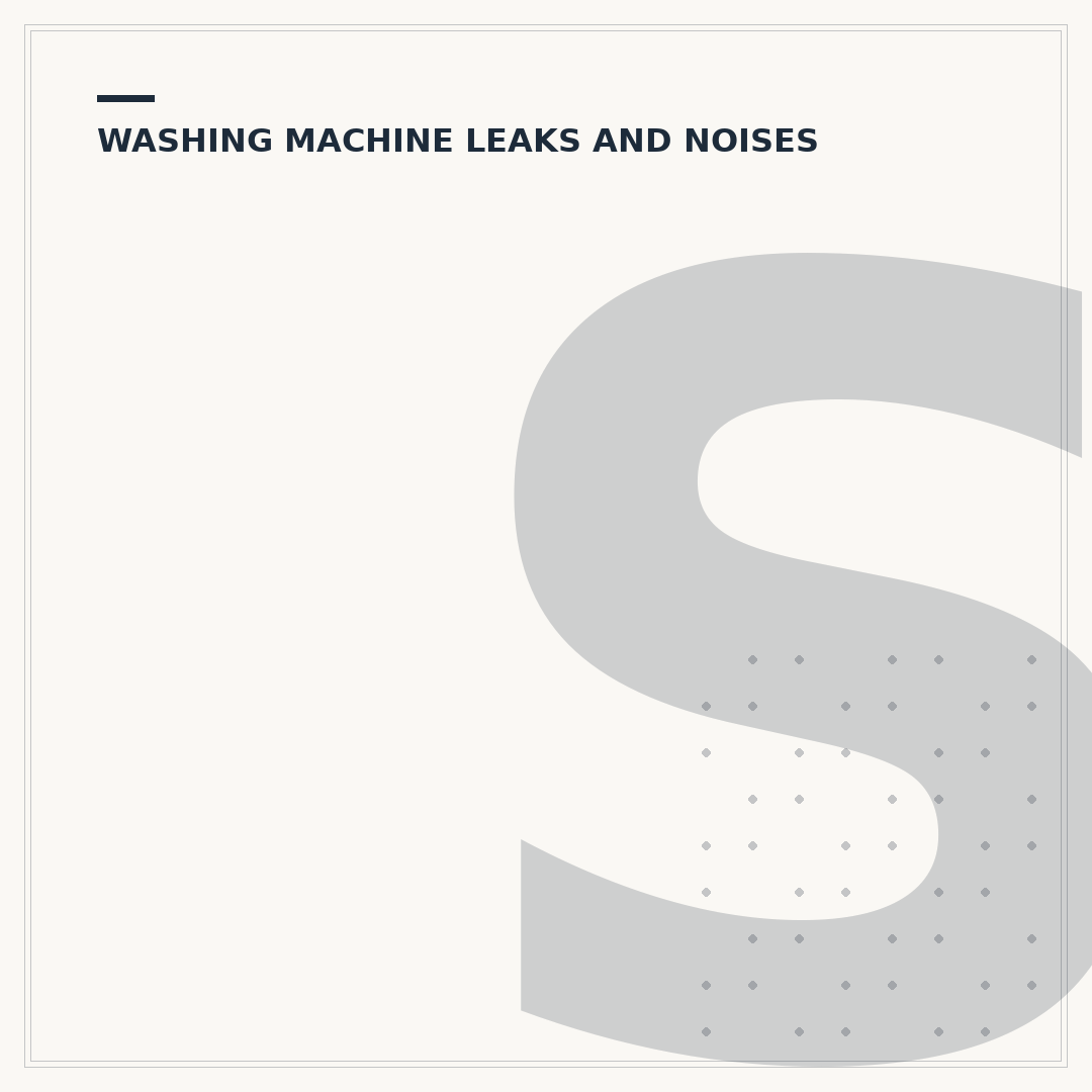 Samsung Washing Machine Leaking From Bottom: Causes & Fixes