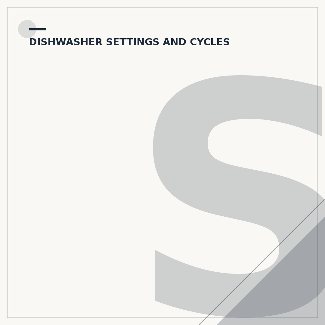Siemens Dishwasher Tap Symbol Explained: What It Means