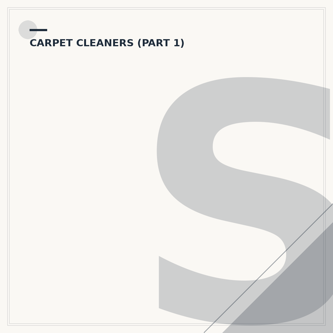 Small Carpet Cleaner: Choosing and Using Compact Machines