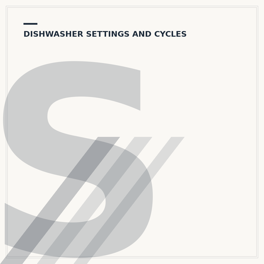 Smeg Dishwasher Symbols Meaning Explained
