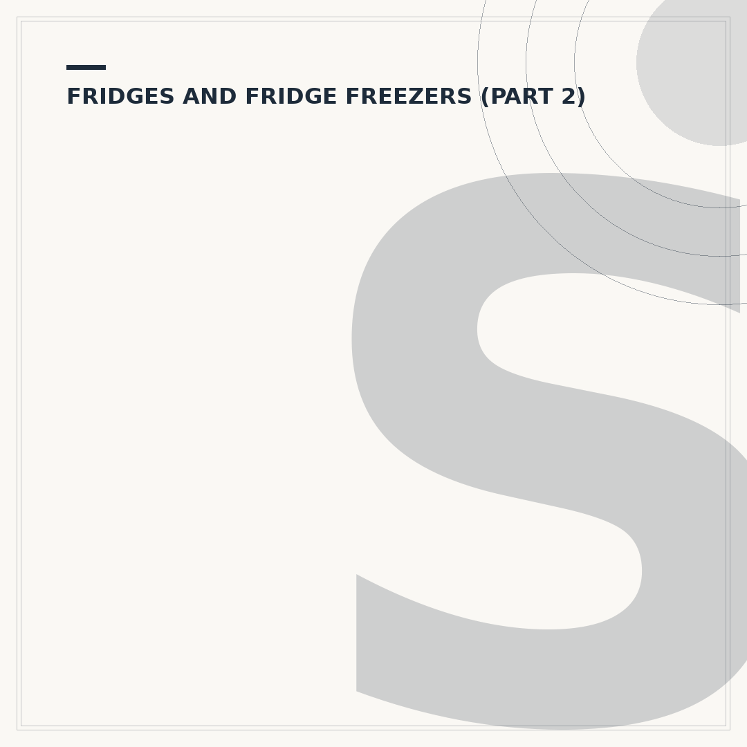 Standard Width of Fridge Freezer: What to Know
