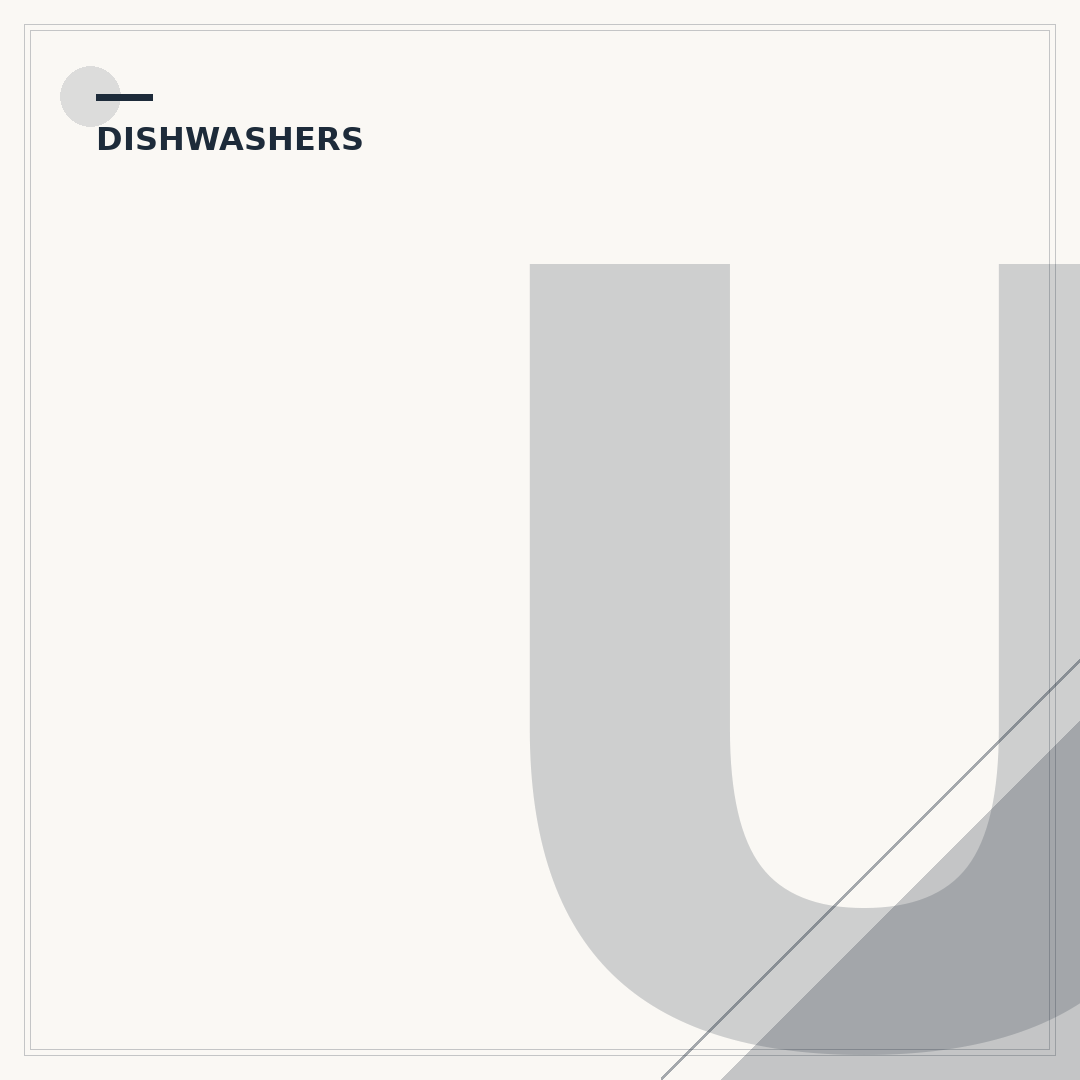 Undercounter Dishwashers: Your Kitchen Space Solution