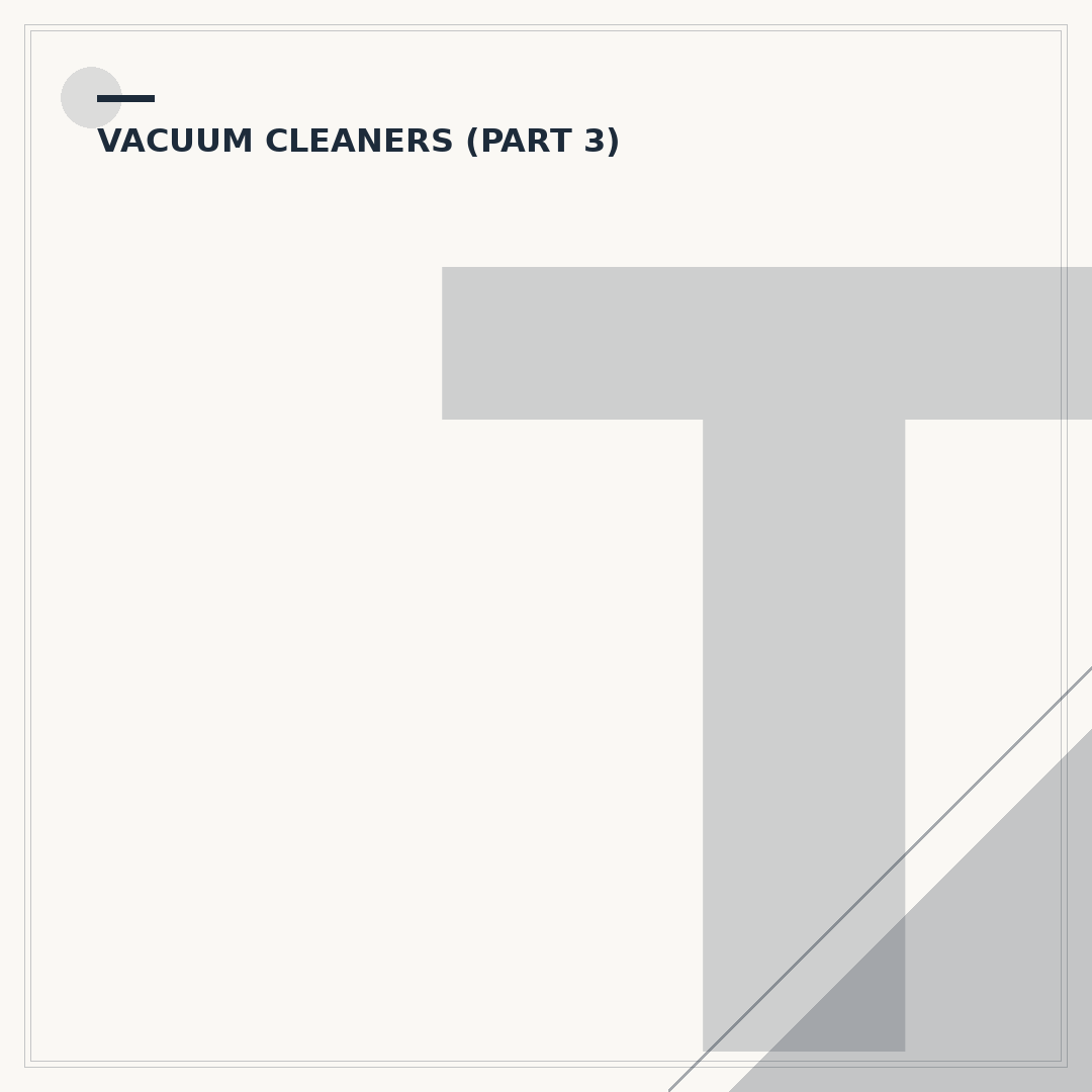 The Vacuum Cleaner Centre: Troubleshooting Common Faults