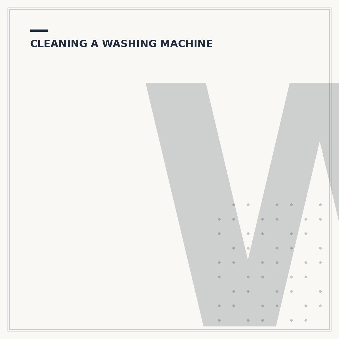 Washing Machine Clean Powder: Usage and Maintenance