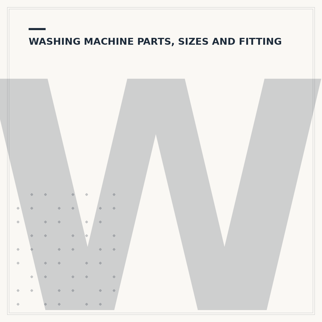 Washing Machine Drum Bearings: When and How to Replace