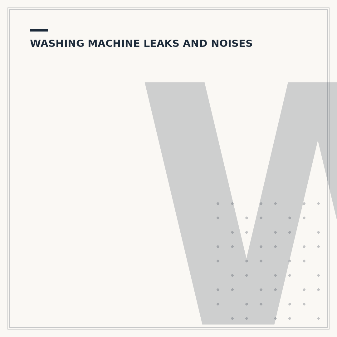 Washing Machine Leaking Water From Bottom: Causes & Fixes