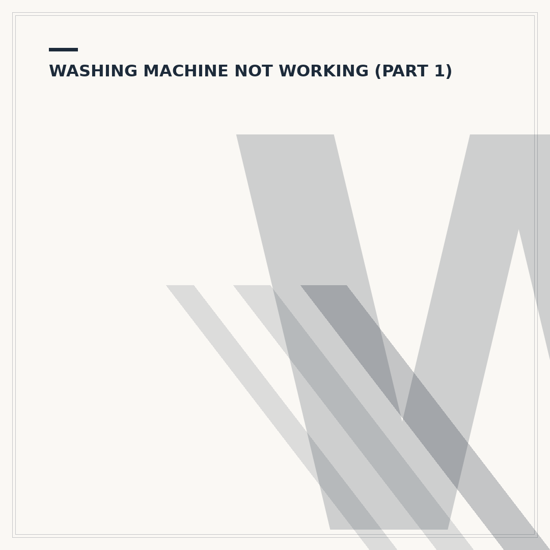 Washing Machine Not Draining: Fixes & Causes