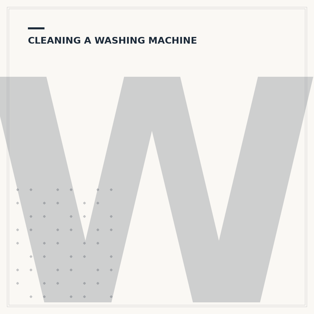 Why Does My Washing Machine Smell?