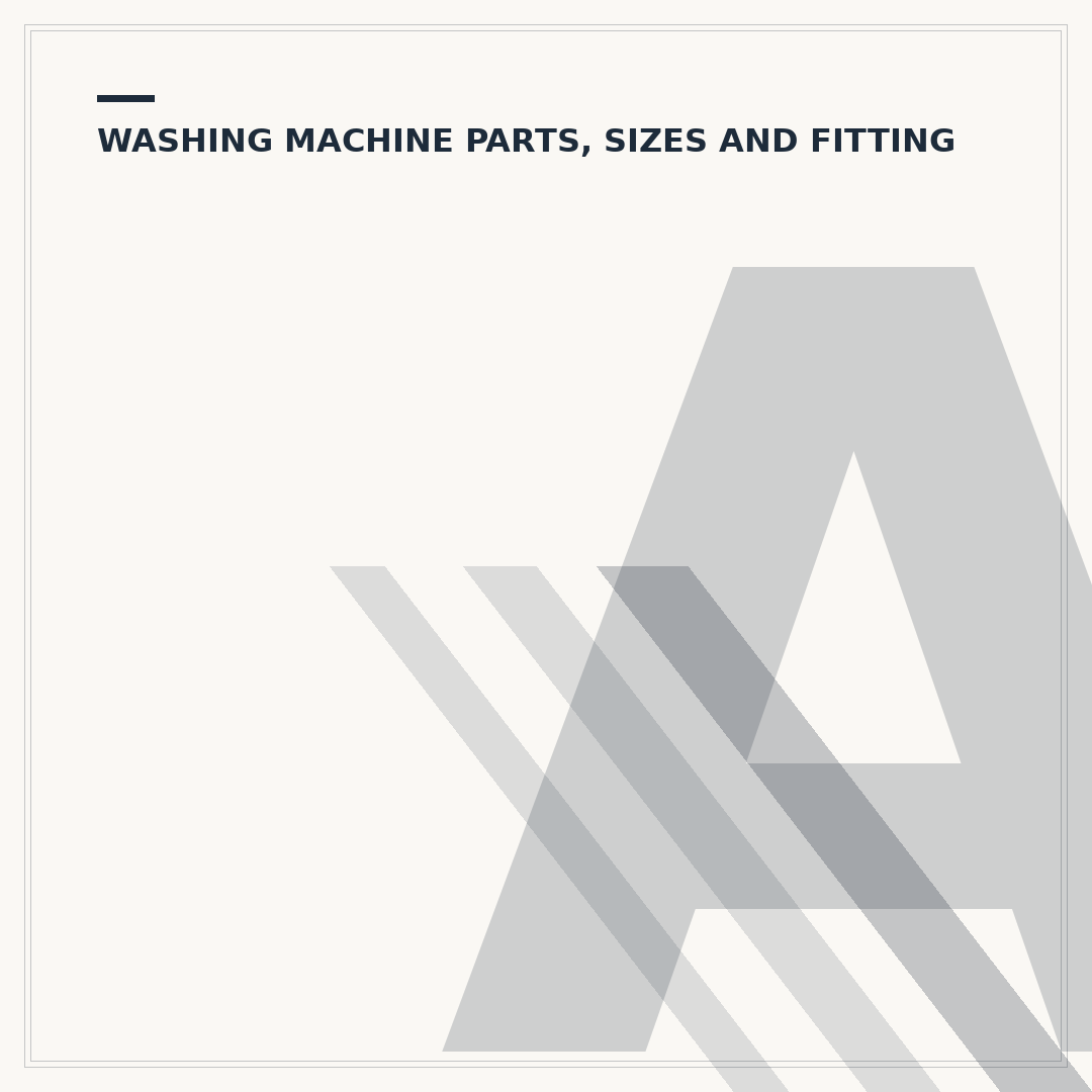 Are Washing Machines a Standard Size?