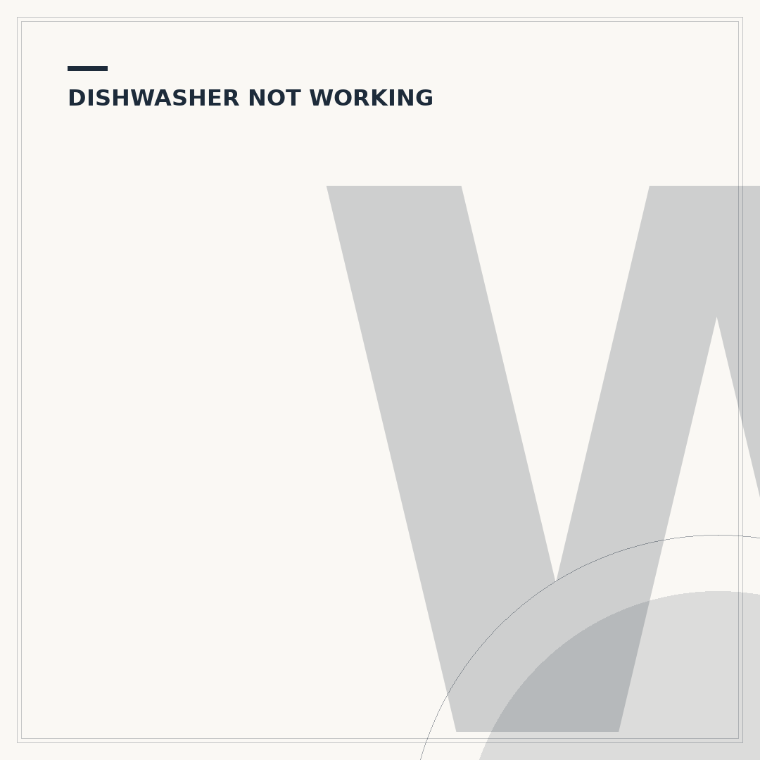 Whirlpool Dishwasher Not Getting Water