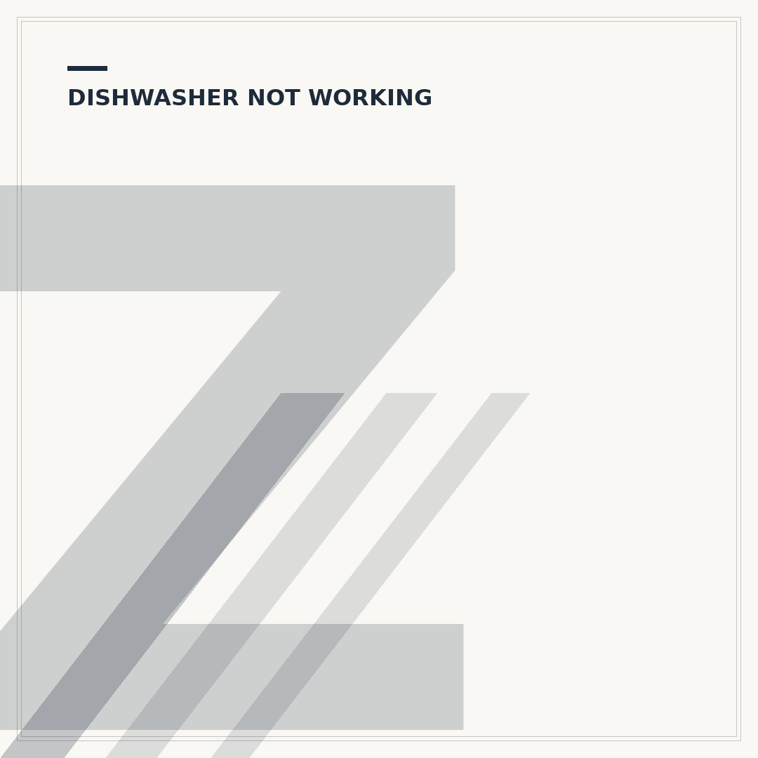 Zanussi Dishwasher Problems: Troubleshooting Common Issues