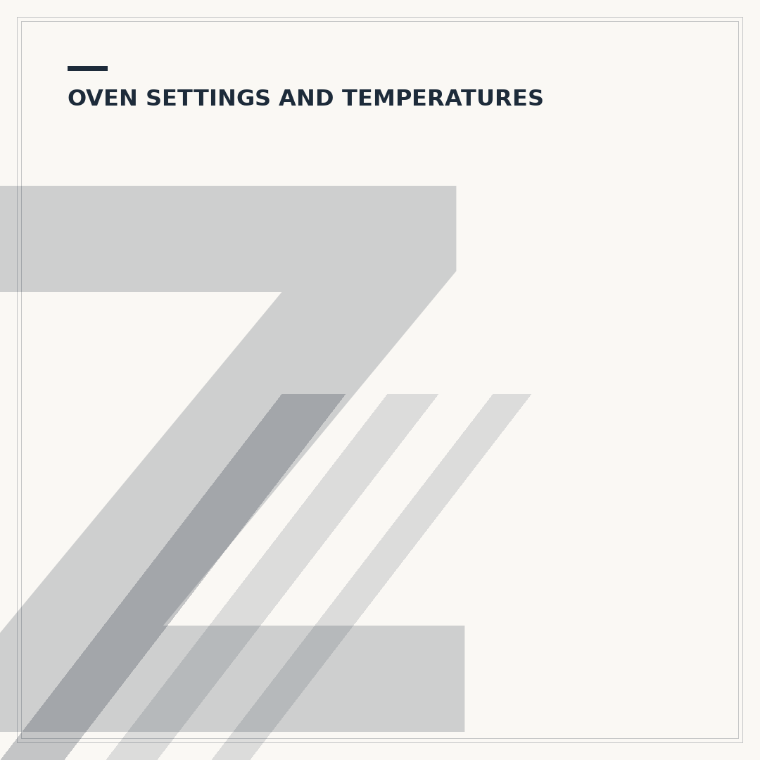Zanussi Fan Oven Symbol Meanings