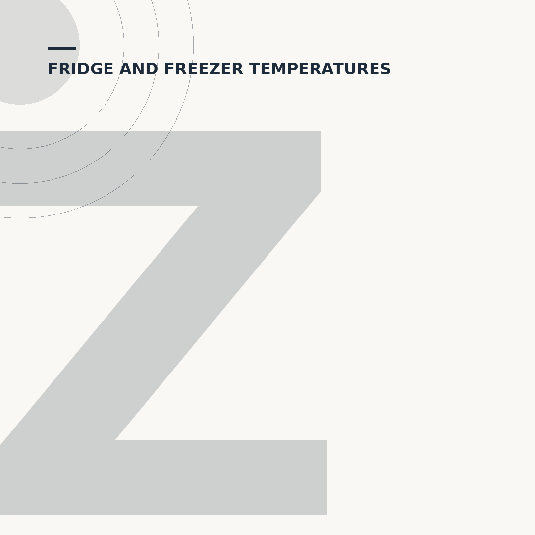 Zanussi Fridge Temperature Control