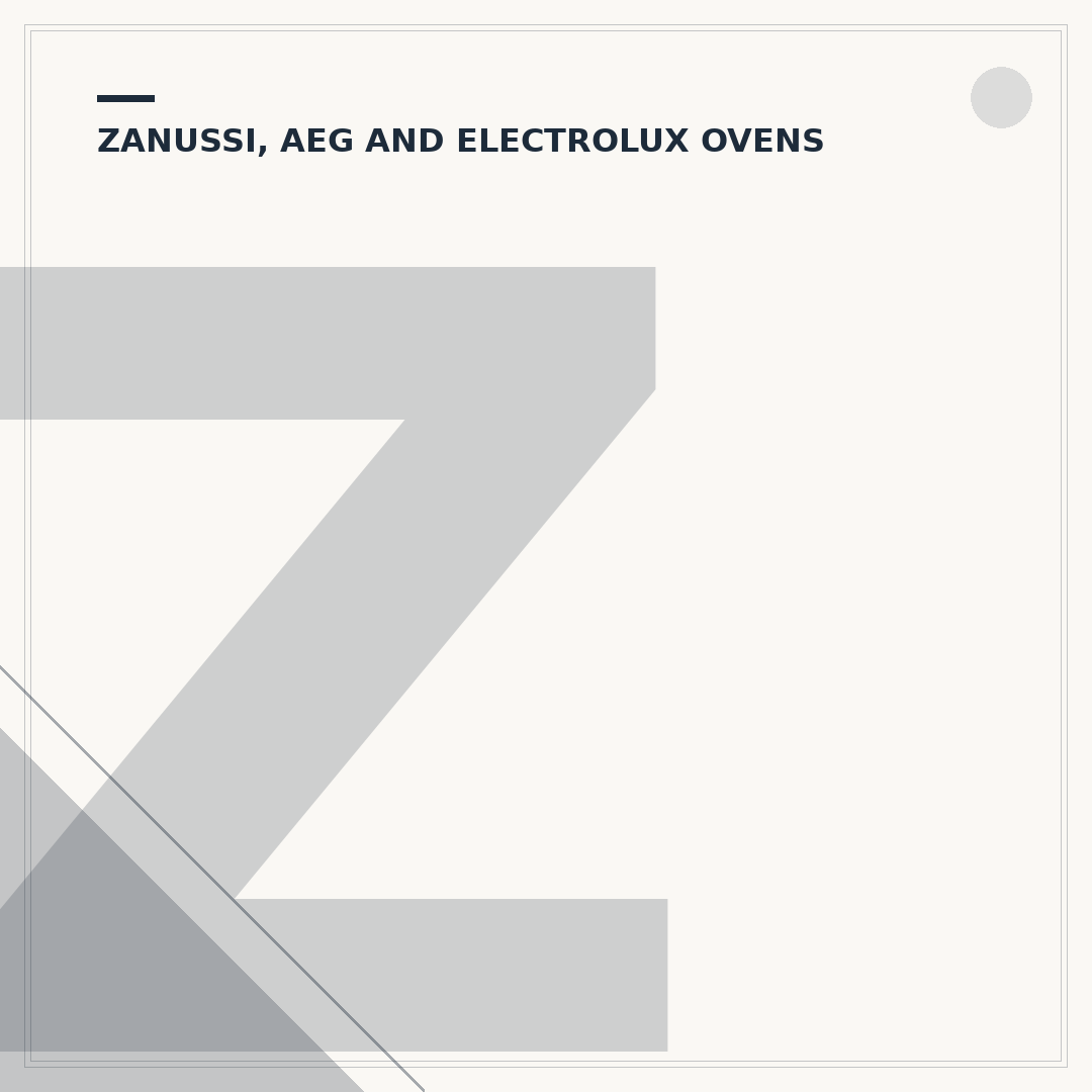 Zanussi Oven Parts: Find Replacements & Fix Issues