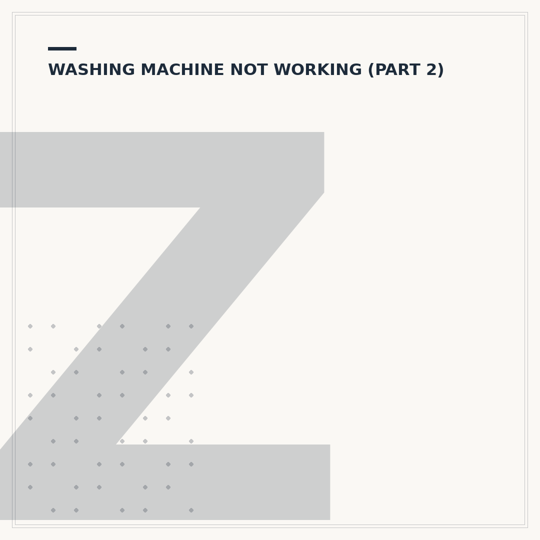 Zanussi Washing Machine Will Not Spin: Causes & Fixes
