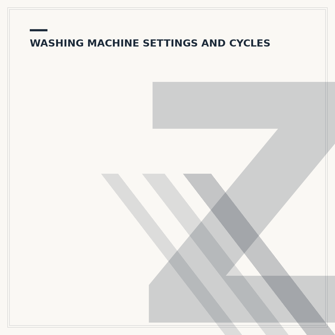 Zanussi Washing Machine Symbols Explained