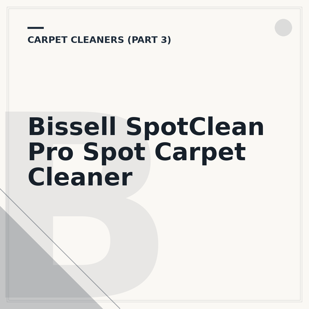 Bissell SpotClean Pro Spot Carpet Cleaner