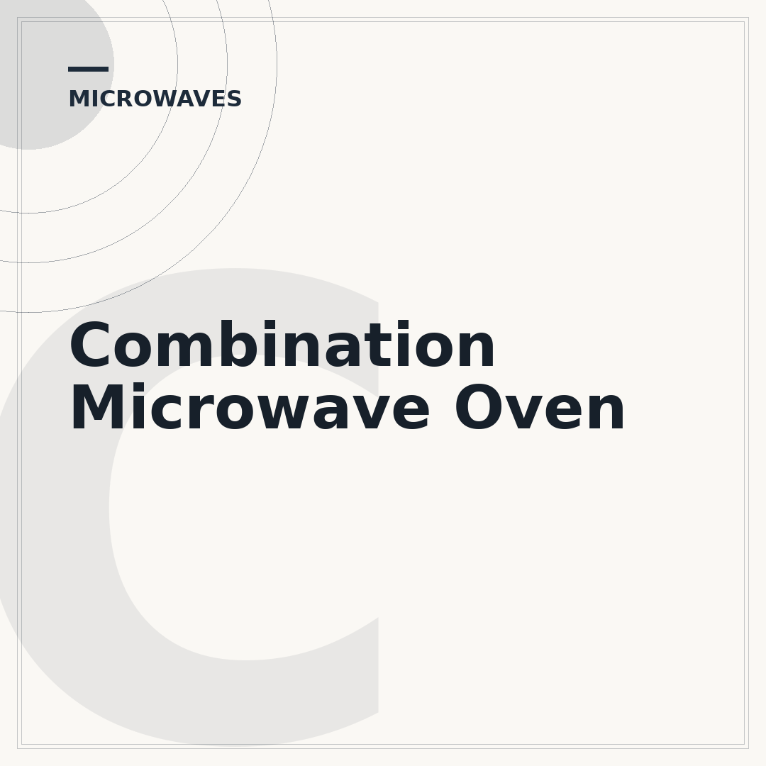 Combination Microwave Oven