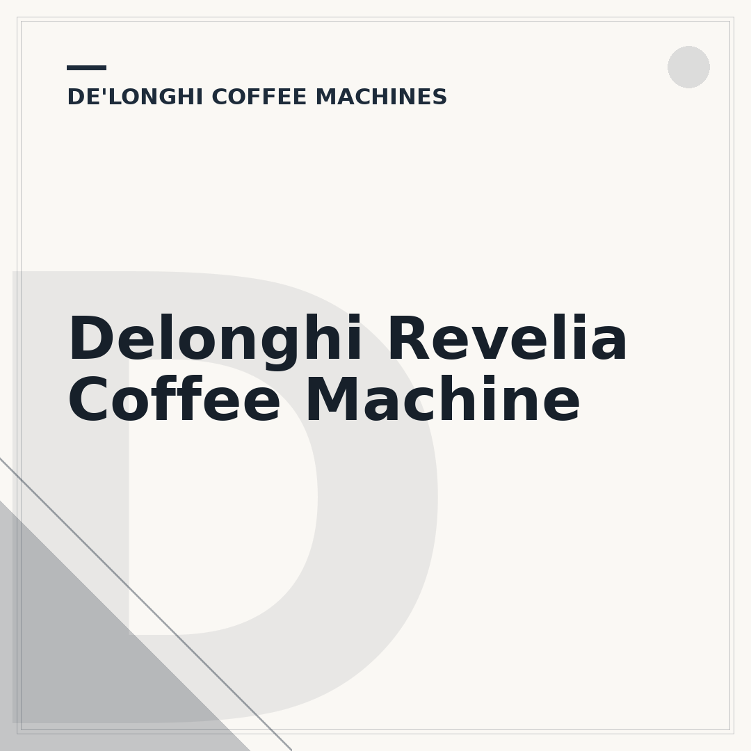 Delonghi Revelia Coffee Machine