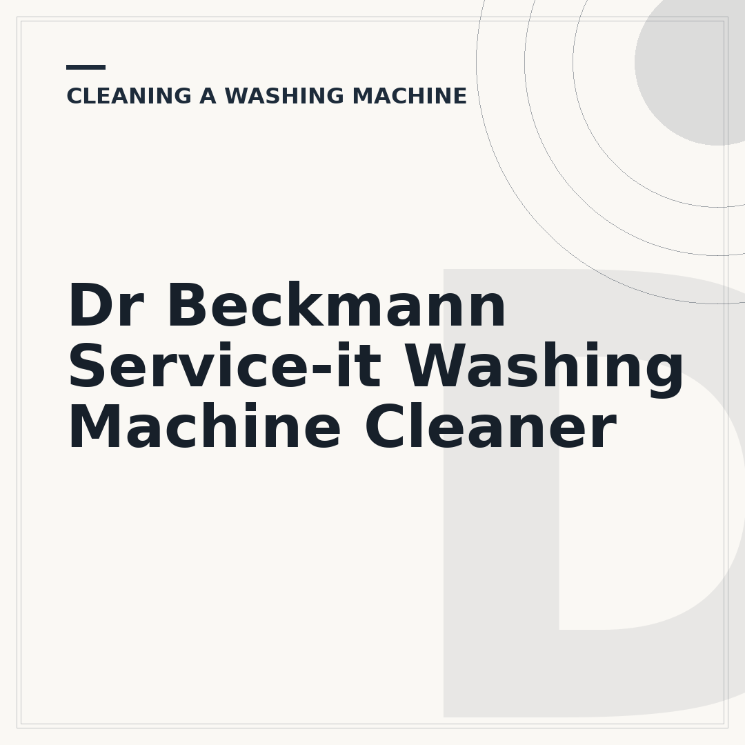 Dr Beckmann Service-it Washing Machine Cleaner