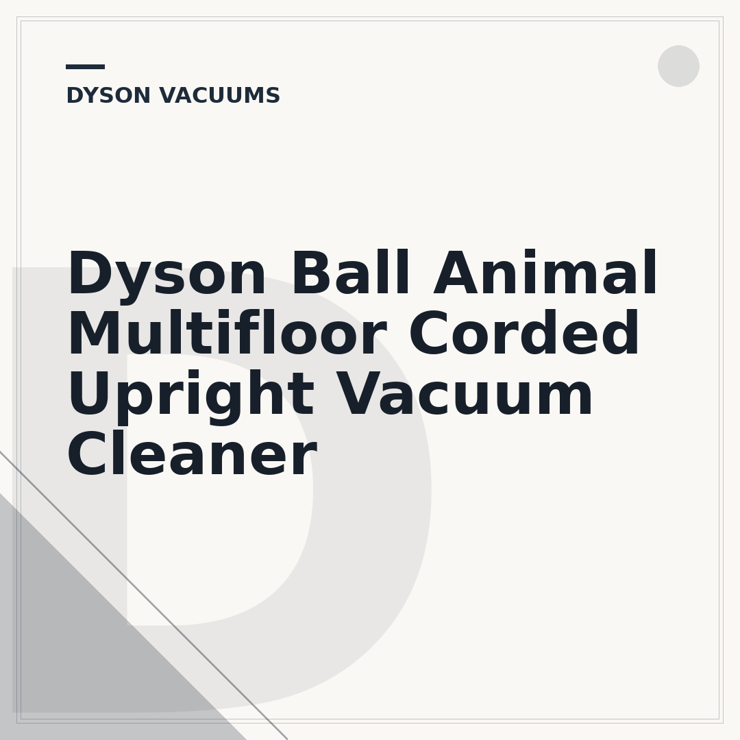 Dyson Ball Animal Multifloor Corded Upright Vacuum Cleaner