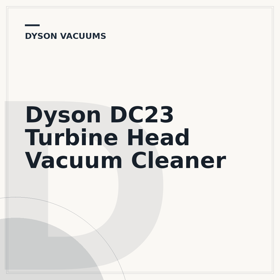 Dyson DC23 Turbine Head Vacuum Cleaner