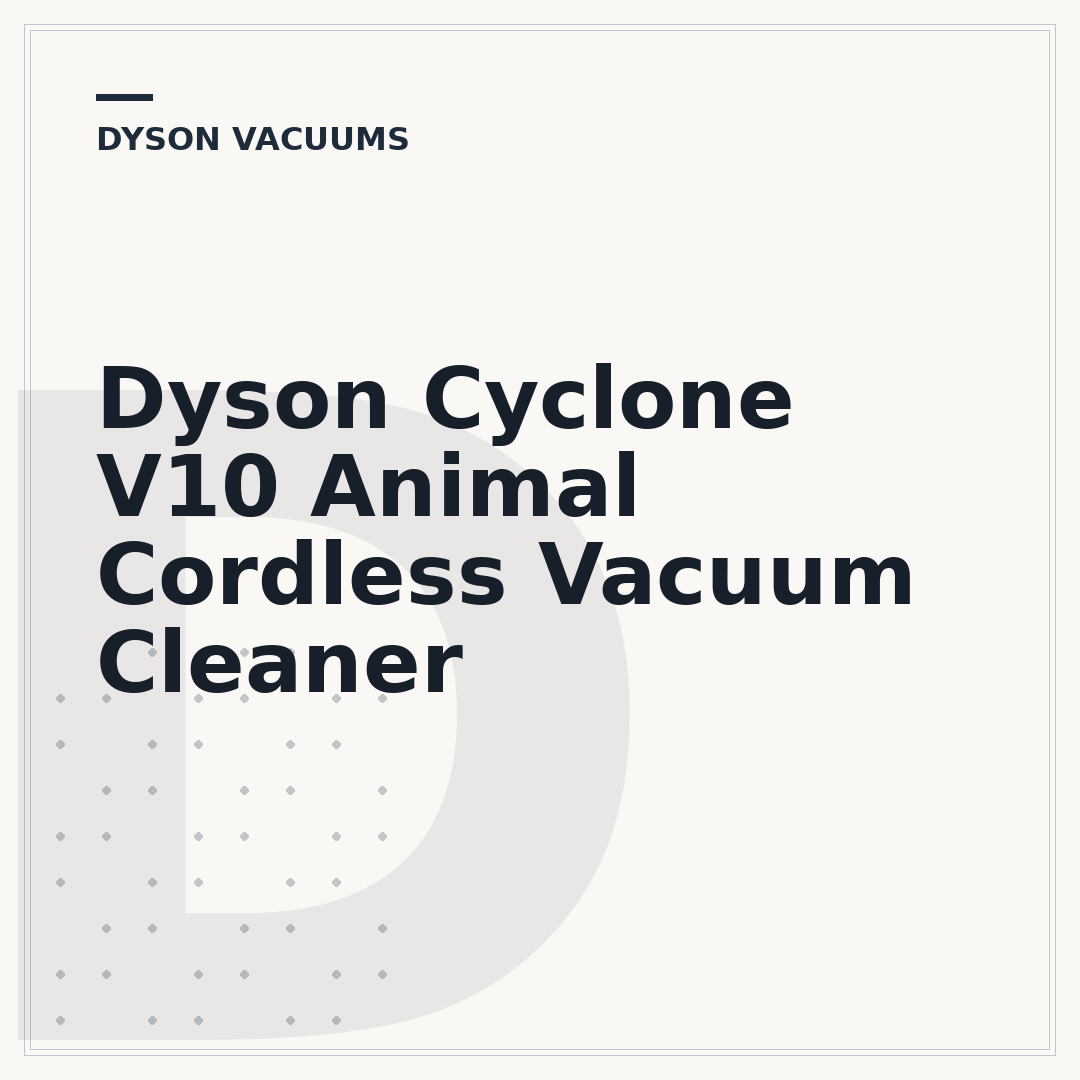 Dyson Cyclone V10 Animal Cordless Vacuum Cleaner