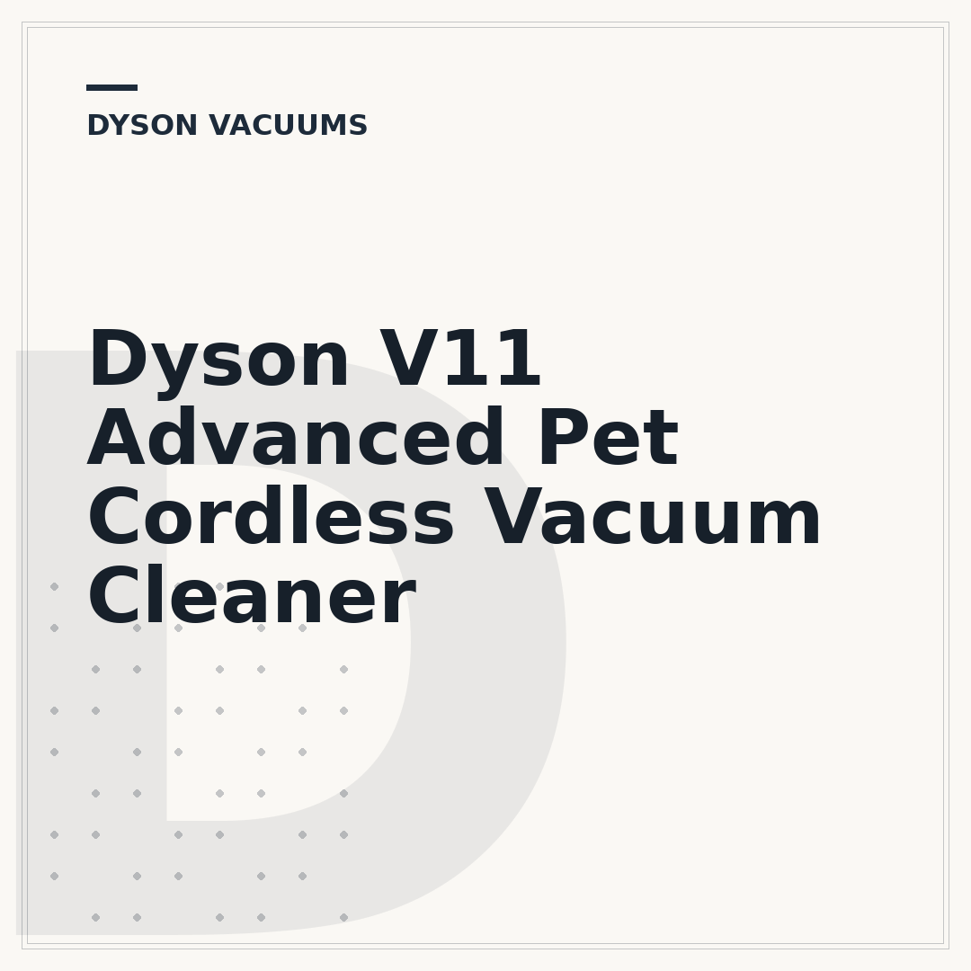 Dyson V11 Advanced Pet Cordless Vacuum Cleaner