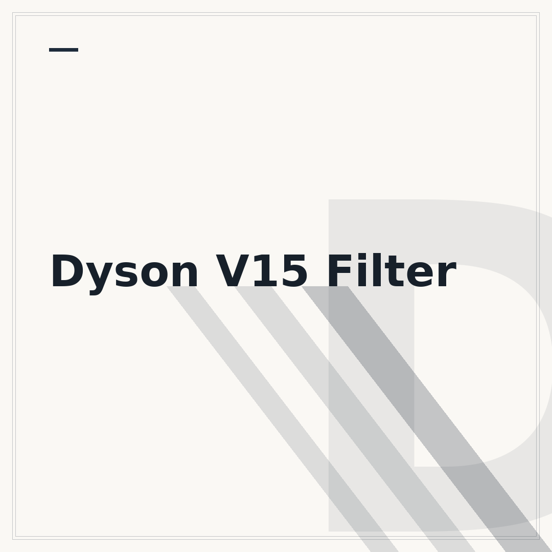 Dyson V15 Filter
