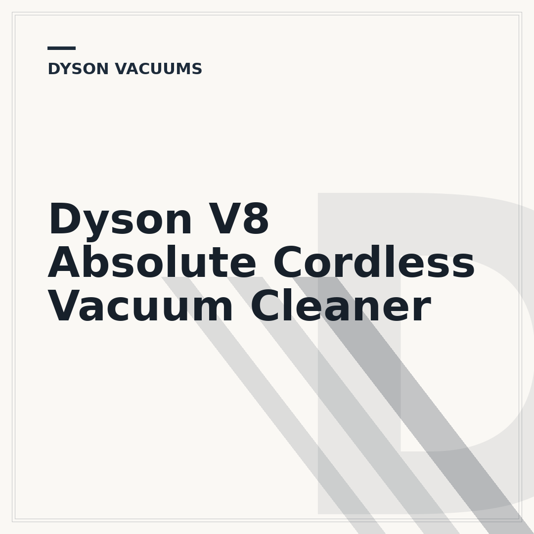 Dyson V8 Absolute Cordless Vacuum Cleaner