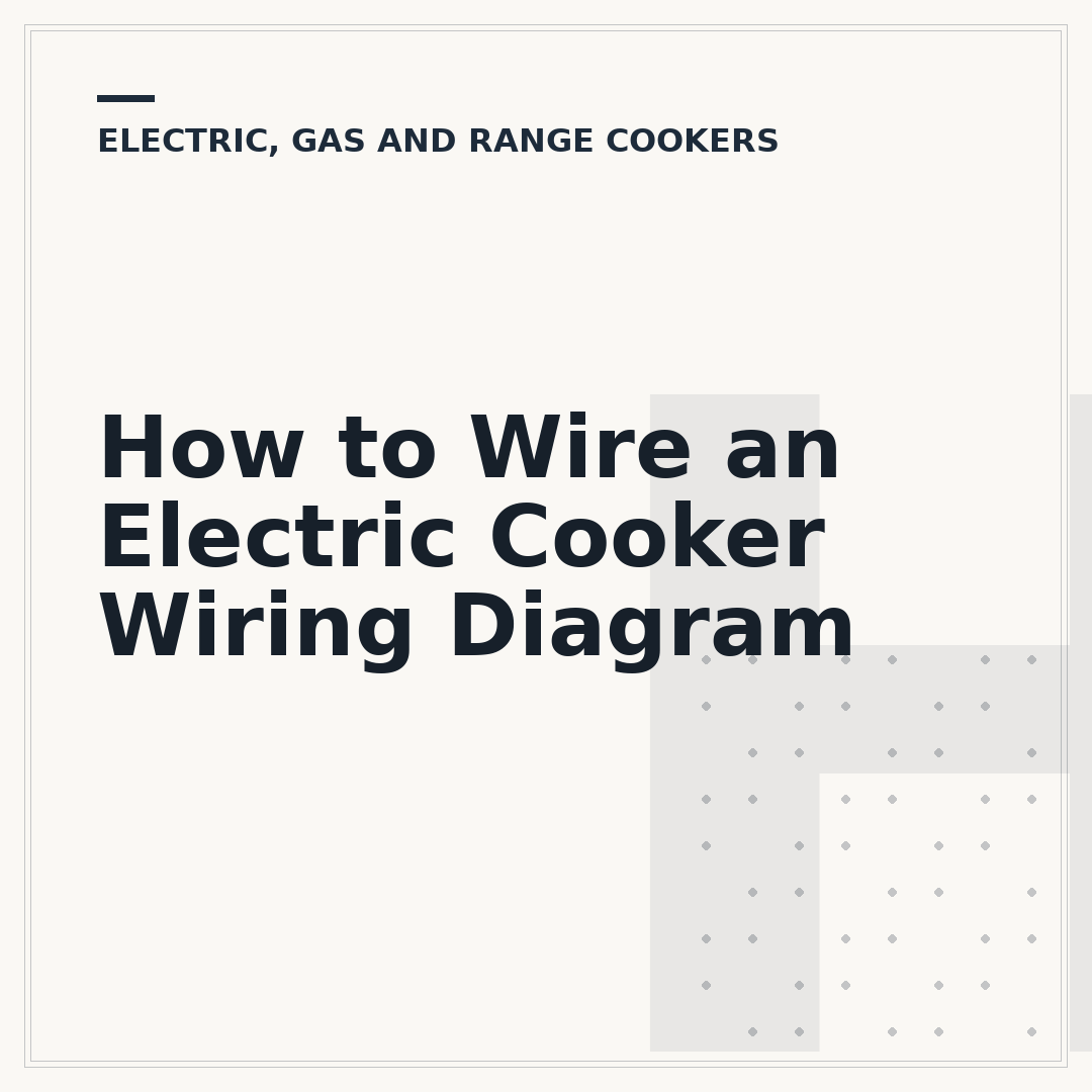 How to Wire an Electric Cooker Wiring Diagram