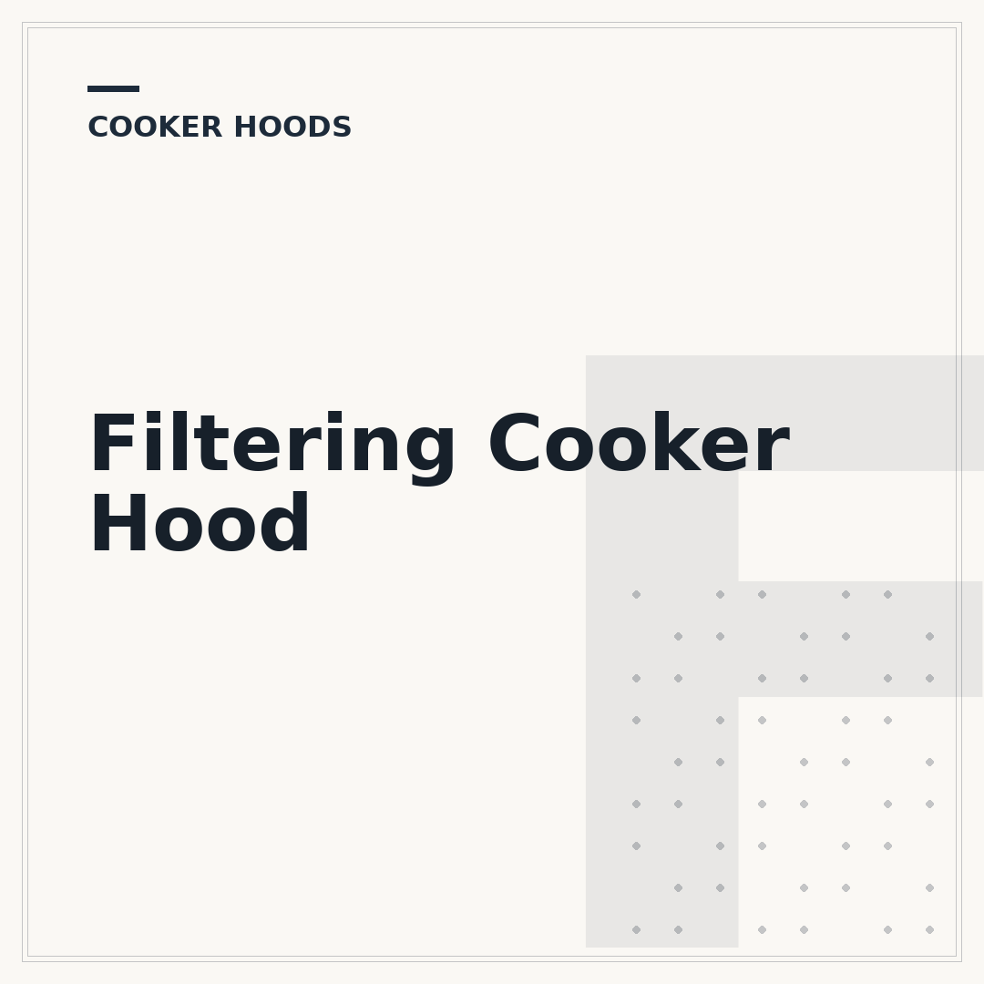 Filtering Cooker Hood